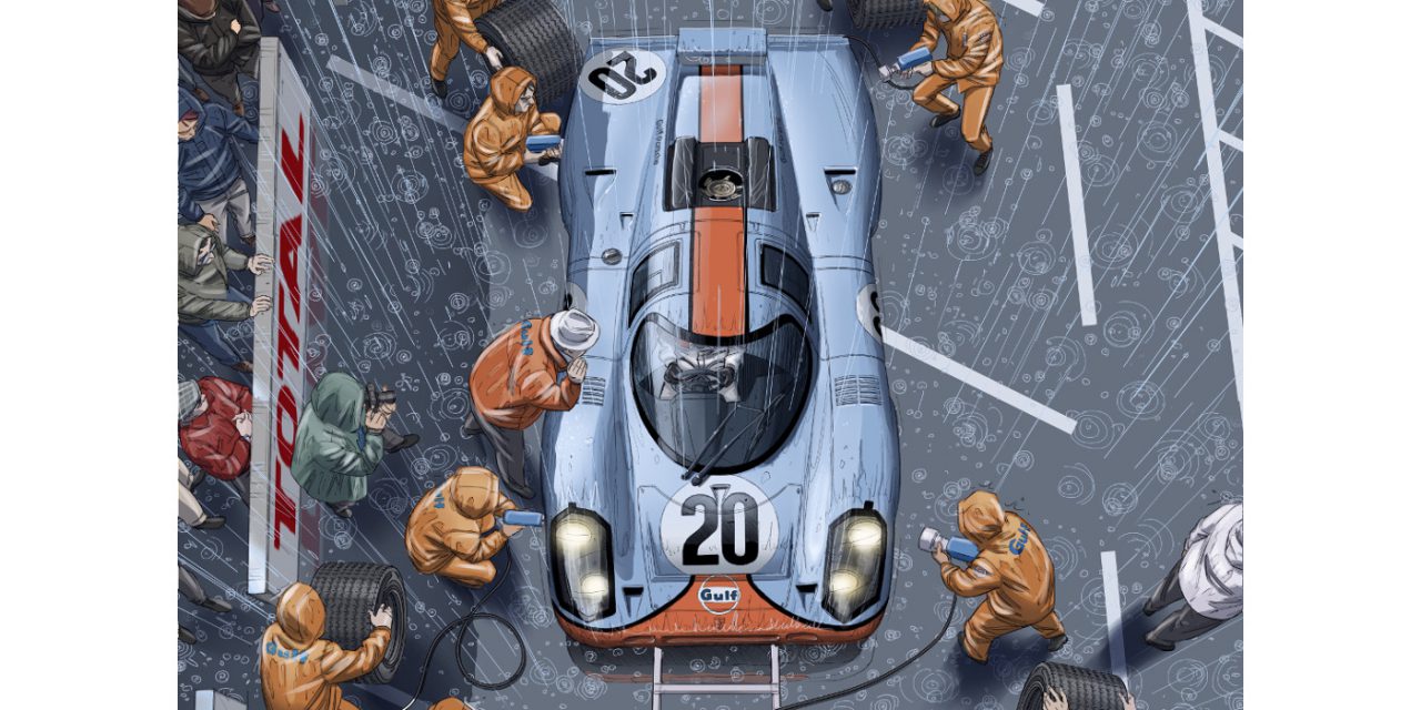 Rainy pit stop